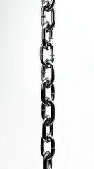 metal chain isolated on white background