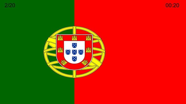 Quiz designed to help users guess countries This quiz features a set of 12 different flags