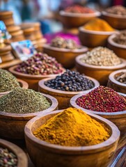 Fototapeta premium Spitses on Wooden Table