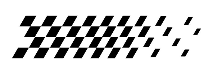 Racing cars and race car stripe, checkered flag, finish line, motocross label, dynamic line, motorsport, racing stripe speed
