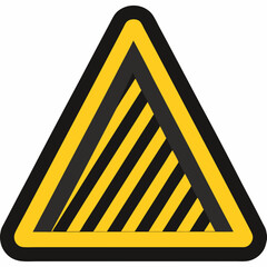 yellow warning sign