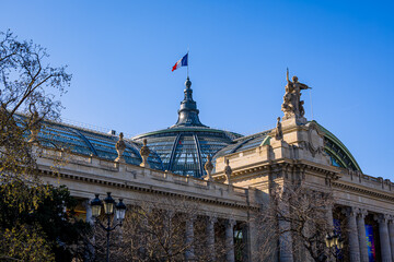 Le Grand Palais à Paris capitale de la France