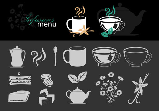 Infusiones // Elementos gr&aacute;ficos