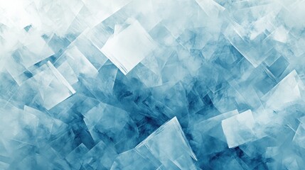 Obraz premium Abstract Ice-like Texture in Soft Blue Tones Creating a Cooling and Ethereal Visual Effect