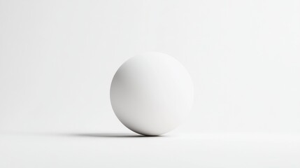 Single egg, white background