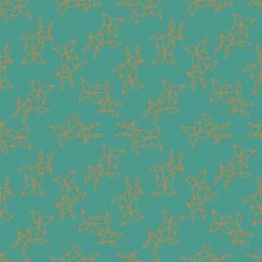 textile design with small flowers pattern image