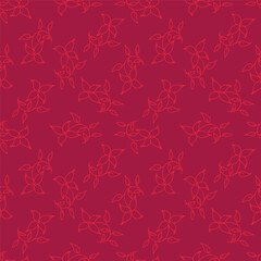 textile design with small flowers pattern image