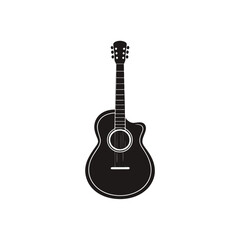 Fototapeta premium Classic Guitar Silhouette