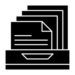 Documents Box Icon