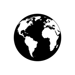Fototapeta premium globe on black background