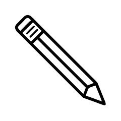 Fototapeta premium Pencil icons symbolize creativity and artistic expression. Essential for drawing, writing, and educational themes, these designs reflect the art of communication through simple tools.