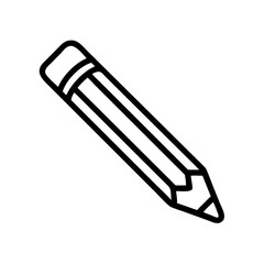 Fototapeta premium Pencil icons symbolize creativity and artistic expression. Essential for drawing, writing, and educational themes, these designs reflect the art of communication through simple tools.