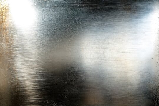 A brushed metal texture background, exuding a sense of industrial strength and modernity, suitable for industrial, high - tech, or minimalist - themed designs.