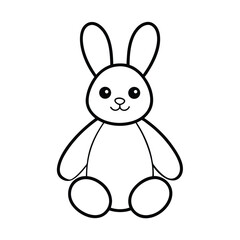 Obraz premium vector illustration of a rabbit