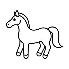 Obraz premium horse vector illustration