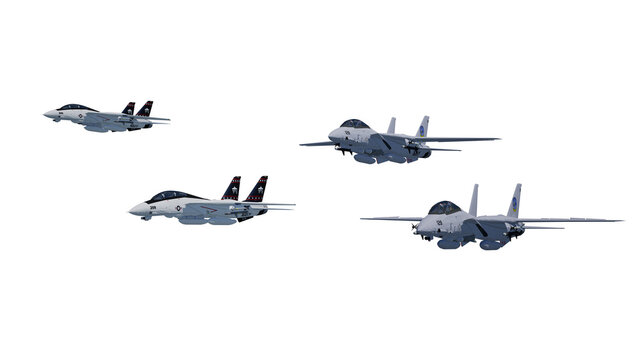  F-14 Fighter Squadron isolated
