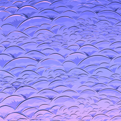 background with fish scale pattern texture on purple background © Riza faryunanda