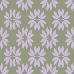 textile design with abstract flower pattern
