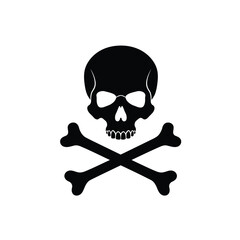 silhouette vector illustration of a Mark of Doom icon on a white background 