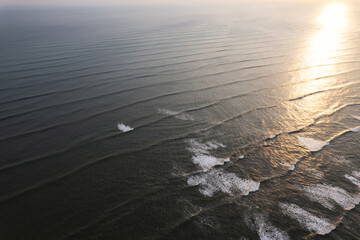 Ocean surface with waves