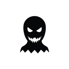 Silhouette vector illustration of a Grave Escape icon on a white background