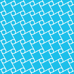 Obraz premium Background patterns seamless circles and squares shapes connect line. Flat style pattern design backdrop.