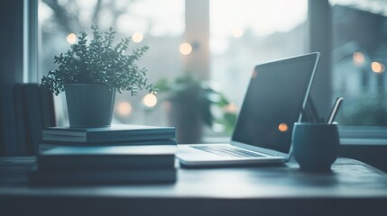 Cozy Workspace by the Window