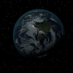 earth in space