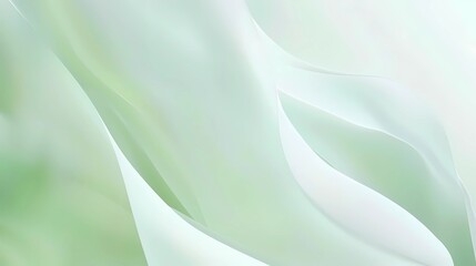 Abstract of a light gray background, white and light green gradient, simple background with wave elements, highend atmosphere, soft edges and blurred details, Generative AI illustrations.
