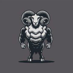 The typical sheep mascot of Garut city