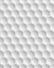 Abstract geometric background seamless wallpaper with hexagons. Vector illustration