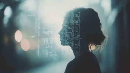 Digital Profile of a Woman