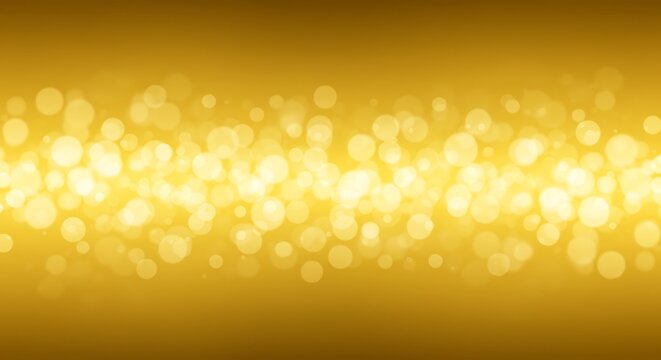 Golden Glow: Shimmering Lightscape AI Generated
