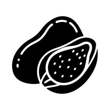 recommend clip art: avocado icon, avocado line art - simple line art of avocado, perfect for avocado logos and icons