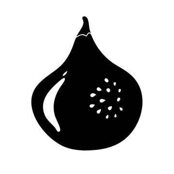 recommend clip art: fig fruit icon, fig fruit line art - simple line art of fig fruit, perfect for fig fruit logos and icons