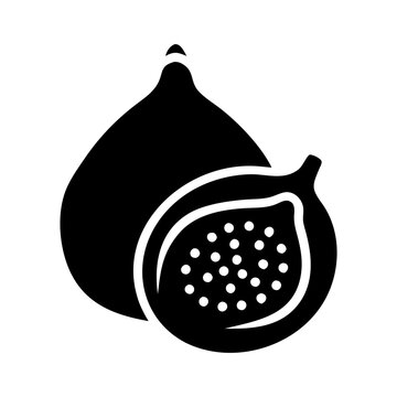 recommend clip art: fig fruit icon, fig fruit line art - simple line art of fig fruit, perfect for fig fruit logos and icons
