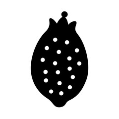 indian fig prickly pear icon, indian fig prickly pear line art - simple line art of indian fig prickly pear, perfect for indian fig prickly pear logos and icons