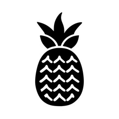 Obraz premium pineapple icon, pineapple line art - simple line art of pineapple, perfect for pineapple logos and icons