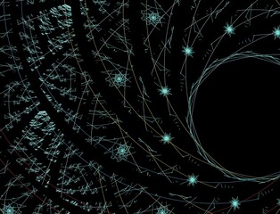 Imaginatory fractal abstract background Image