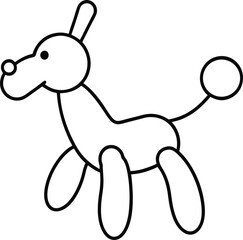 balloon style animal toy