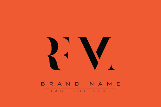 RFM abstract letter logo design. This logo is designed by three abstract letters.