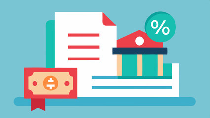 Fototapeta premium Coupon Payment A depiction of a government bond with a coupon attached showing a calendar placing emphasis on the payment dates signifying the regular income from bond investments.