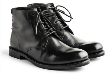 Stylish Black Leather Boots: Modern Footwear for Fashion-Forward Outfits