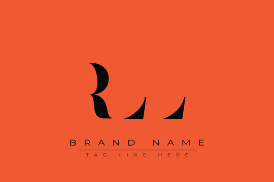RLL abstract letter logo design. This logo is designed by three abstract letters.