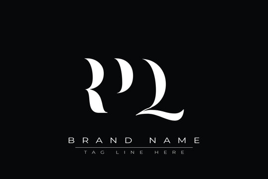 RPQ abstract letter logo design. This logo is designed by three abstract letters.