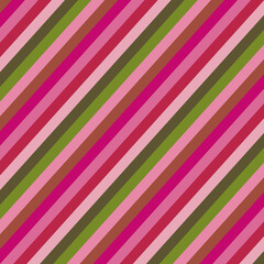 Diagonal colorful stripes, seamless lines pattern, vector decorative abstract rainbow background