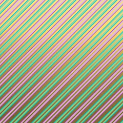 Soft pastel diagonal striped pattern with layered multicolor lines in pink, mint, yellow, blue, and brown. Artistic abstract background for stationery, wallpaper, textile, branding, creative design