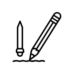Pencil icons symbolize creativity and artistic expression. Essential for drawing, writing, and educational themes, these designs reflect the art of communication through simple tools.