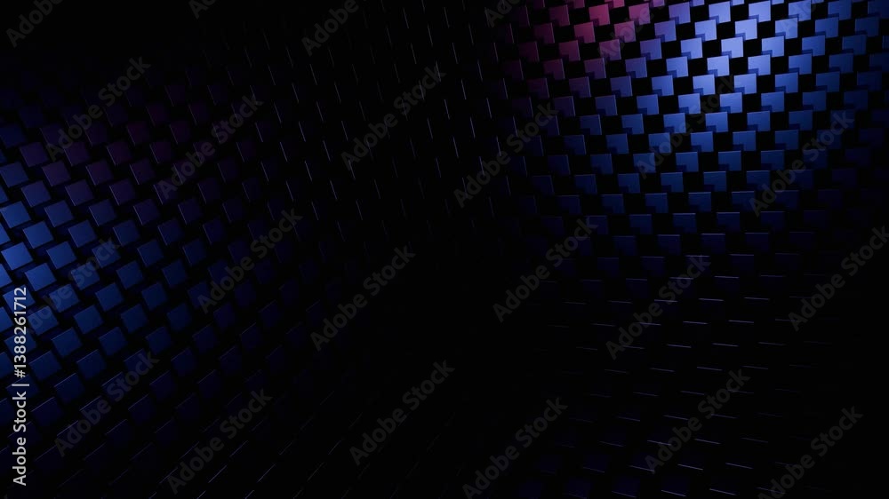 Canvas Prints abstract purple and blue square grid pattern background