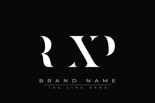 RXP abstract letter logo design. This logo is designed by three abstract letters.